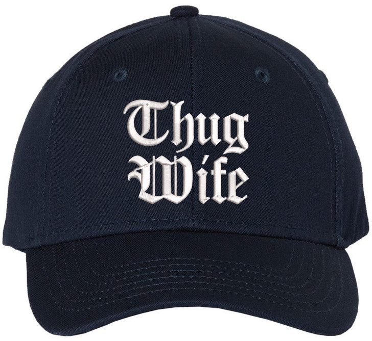 Thug Wife Embroidered Dad Hat Hip Hop Streetwear Gangsta Cap