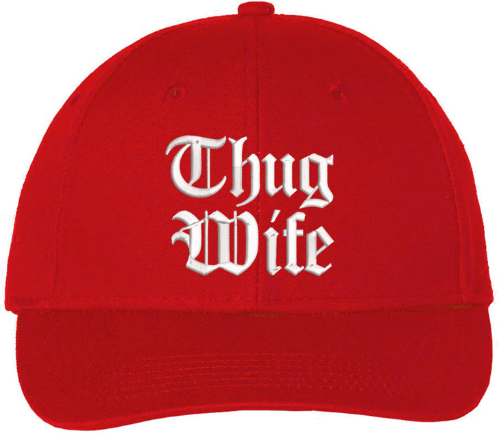Thug Wife Embroidered Dad Hat Hip Hop Streetwear Gangsta Cap