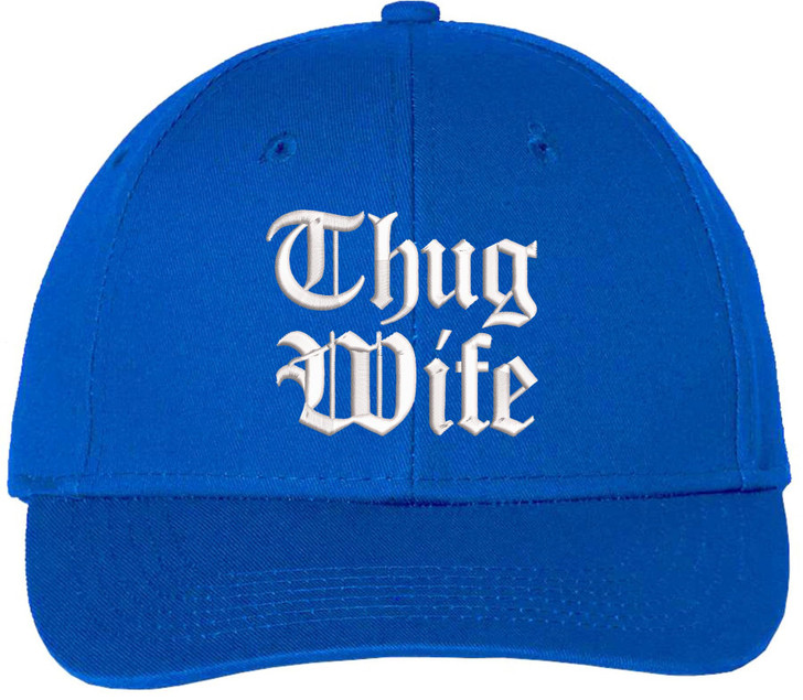 Thug Wife Embroidered Dad Hat Hip Hop Streetwear Gangsta Cap
