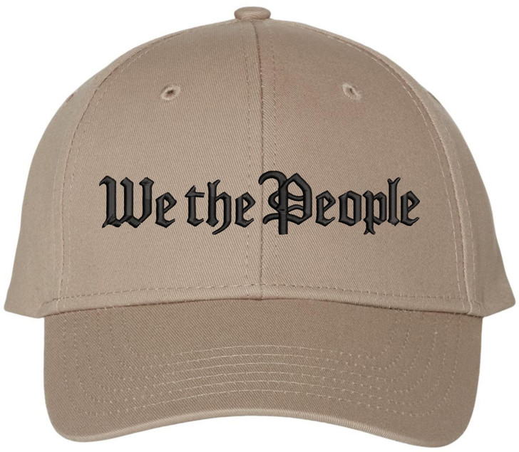 We The People Embroidered Baseball Cap Patriotic USA Dad Hat