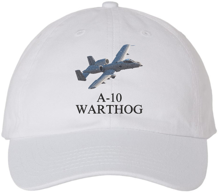A-10 Warthog Embroidered Baseball Cap USA Military Aviation Fighter Aircraft Adjustable Dad Hat