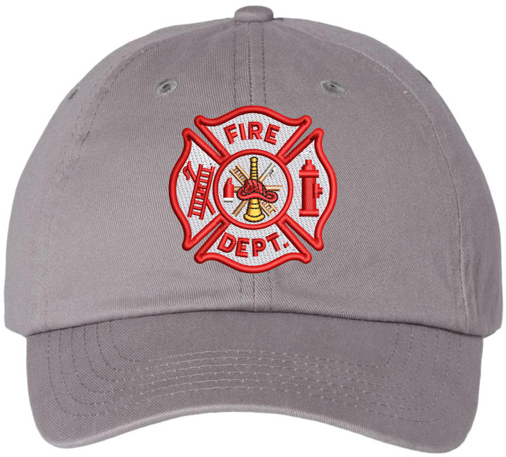 Fire Dept Hat Fire Department Cap Embroidered Dad Hat Adjustable Firefighter Baseball Cap