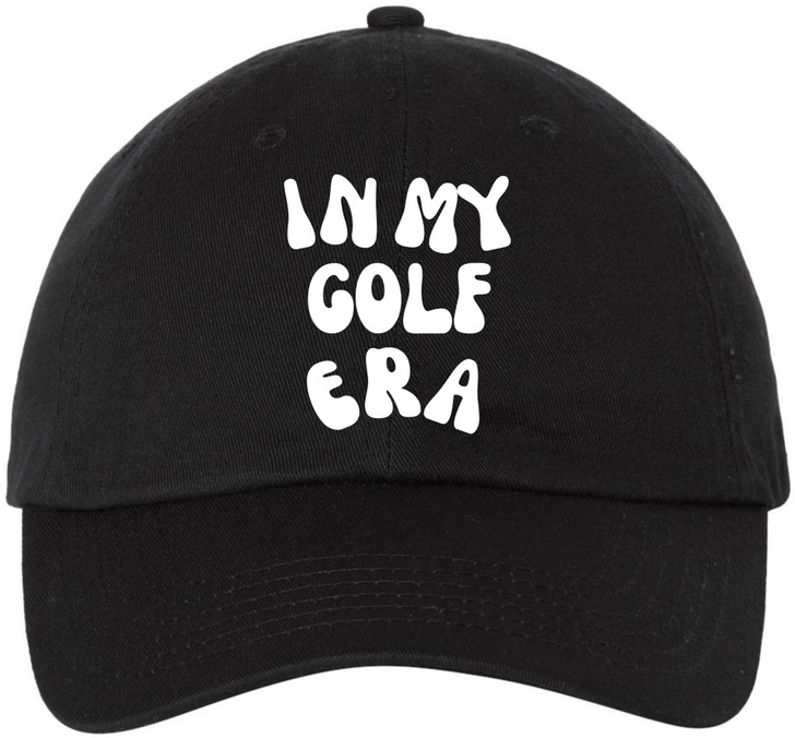 Golf Embroidered Baseball Cap | Funny Sports 100% Cotton Adjustable Dad Hat for Men & Women