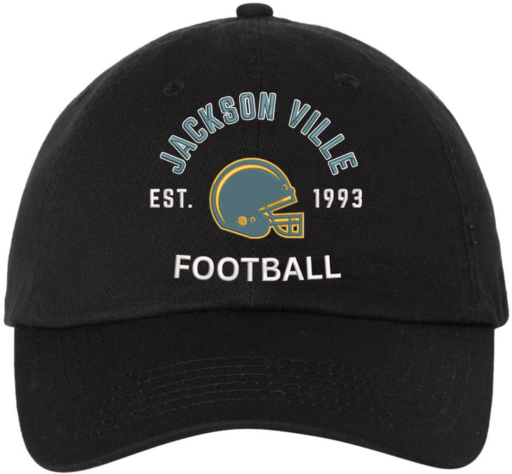 Football Team Dad Hat USA Embroidered Cotton Cap Adjustable Buckle National League Color Helmet Fan Hat
