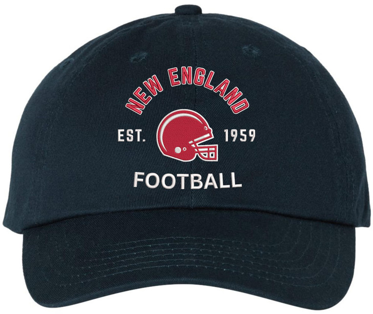 Football Team Dad Hat USA Embroidered Cotton Cap Adjustable Buckle National League Color Helmet Fan Hat