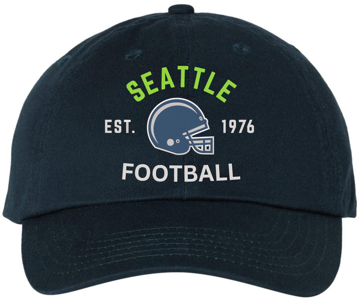 Football Team Dad Hat USA Embroidered Cotton Cap Adjustable Buckle National League Color Helmet Fan Hat