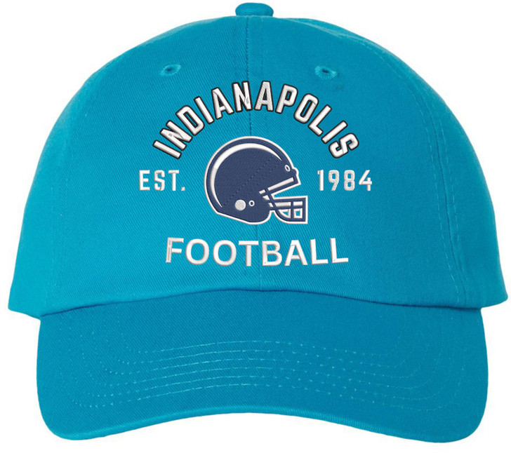 Football Team Dad Hat USA Embroidered Cotton Cap Adjustable Buckle National League Color Helmet Fan Hat