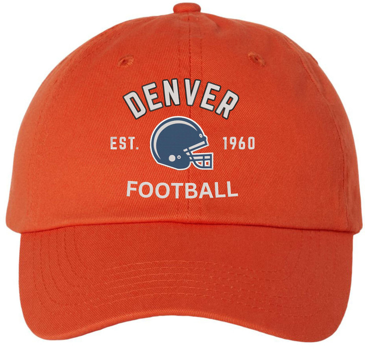 Football Team Dad Hat USA Embroidered Cotton Cap Adjustable Buckle National League Color Helmet Fan Hat
