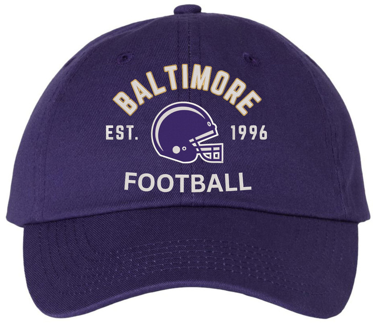 Football Team Dad Hat USA Embroidered Cotton Cap Adjustable Buckle National League Color Helmet Fan Hat