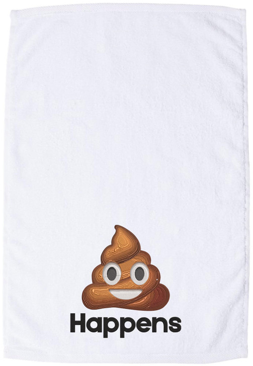 Funny Embroidered 100% Cotton Hilarious Sarcastic Graphic Hand Towel With Hemmed Edges