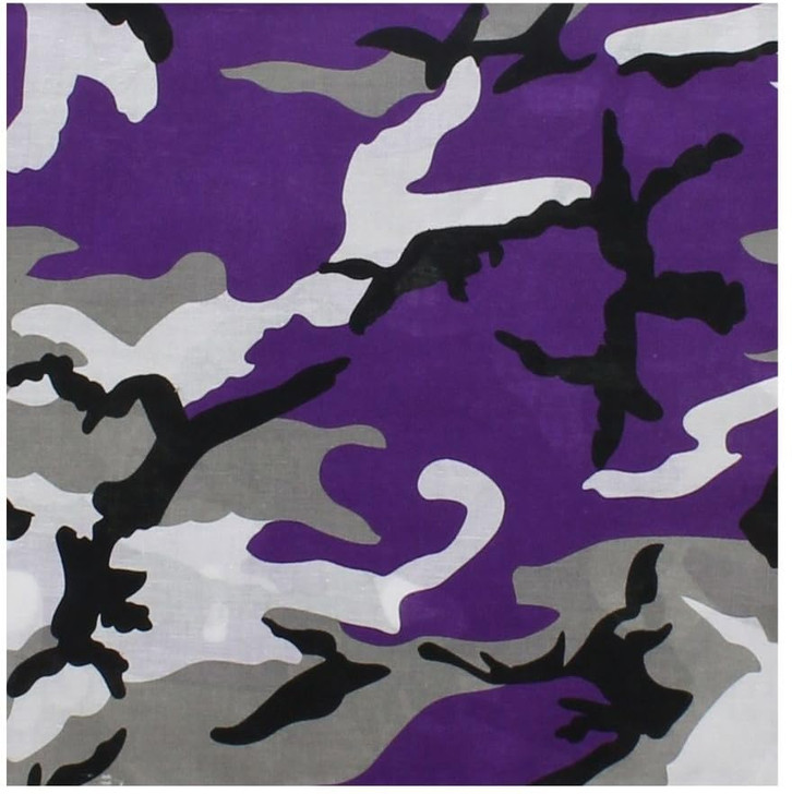 ARMYU Camouflage Military Bandana 3 Pack 22x22 Cotton Camo Head Scarf Do Rag Tactical Hunting Face Wrap