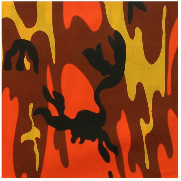 ARMYU Camouflage Military Bandana 3 Pack 22x22 Cotton Camo Head Scarf Do Rag Tactical Hunting Face Wrap
