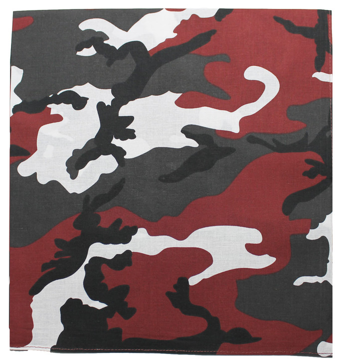ARMYU Camo Military Bandanas Army Camouflage Headwraps Head Scarves Do-rags 100% Cotton Bandanna Face Cover