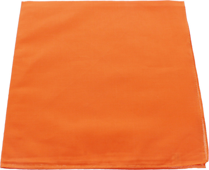 ARMYU Solid Color Military Bandana (22" x 22"), Solid Head Scarf Do-rag 100% Cotton Bandanna Cover