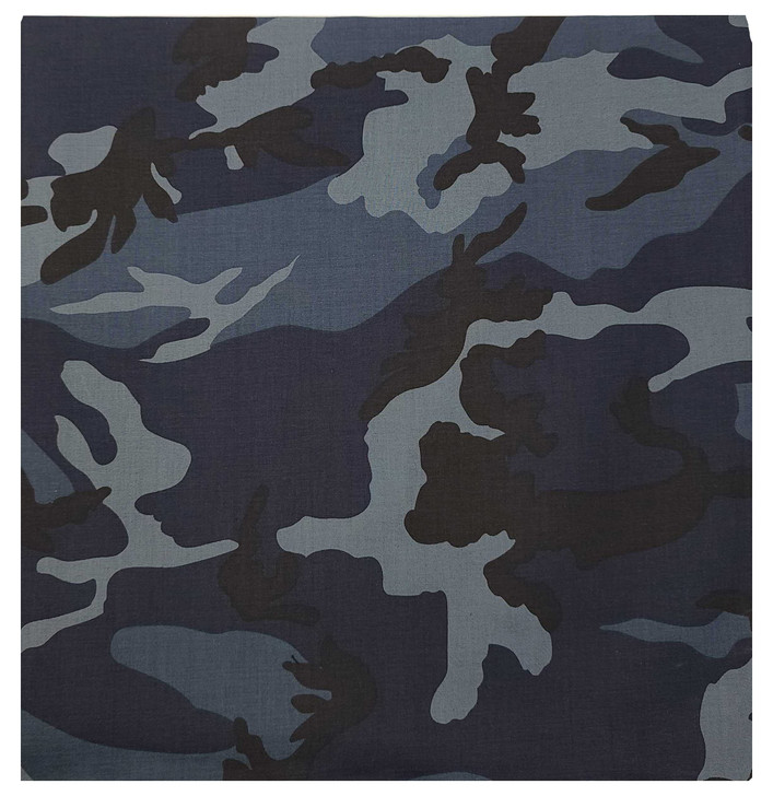 Camouflage Jumbo 27" Bandana Tactical 100% Cotton Bandanna Head Scarf Do-rag Face Cover 3-Pack