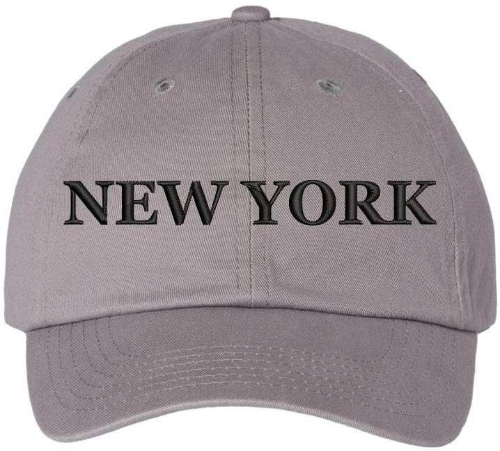 New York Embroidered Dad Hat | NYC Fashion Urban Snapback Adjustable Cap for Men & Women