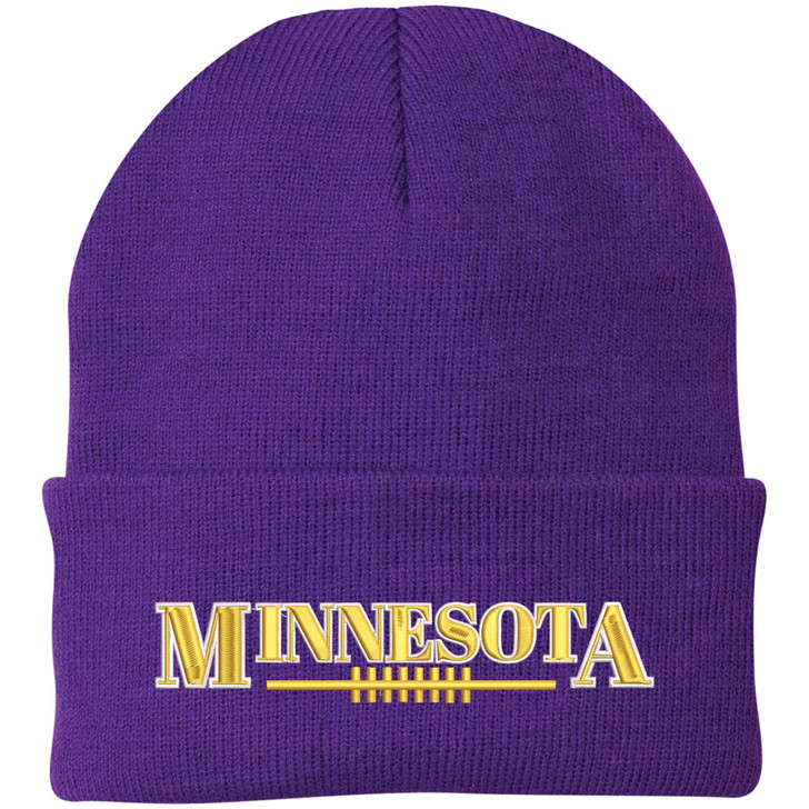 USA Football League City Embroidered Beanie National US Footballs Colors Game Day Winter Warm Watch Cap