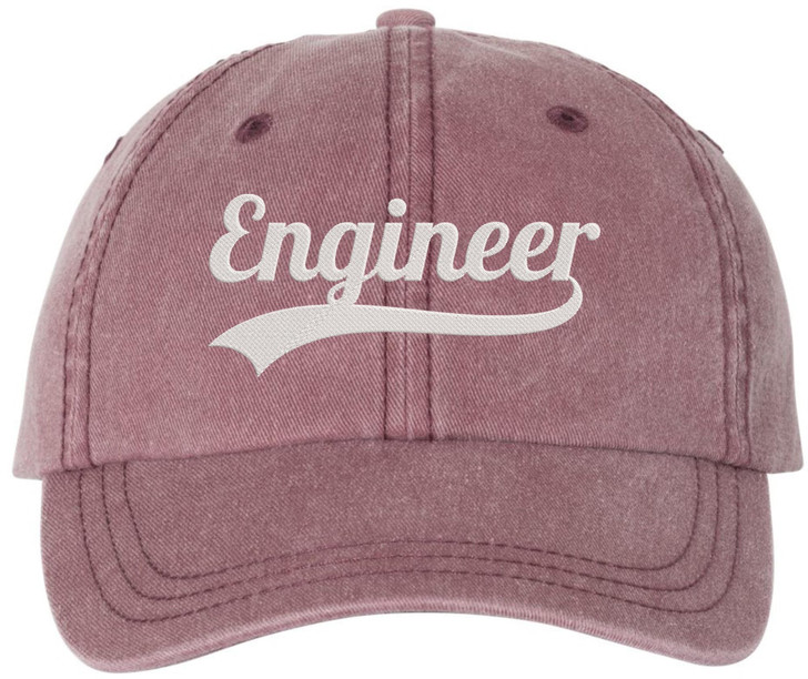 Engineer Embroidered Baseball Cap | Adjustable Premium Stitching Great Gift for Engineering & Students Dad Hat