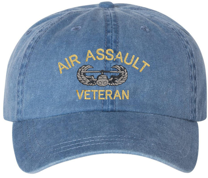 Air Assualt Veteran Embroidered Baseball Cap | USA Military Army Patriotic 100% Cotton Unisex Hat