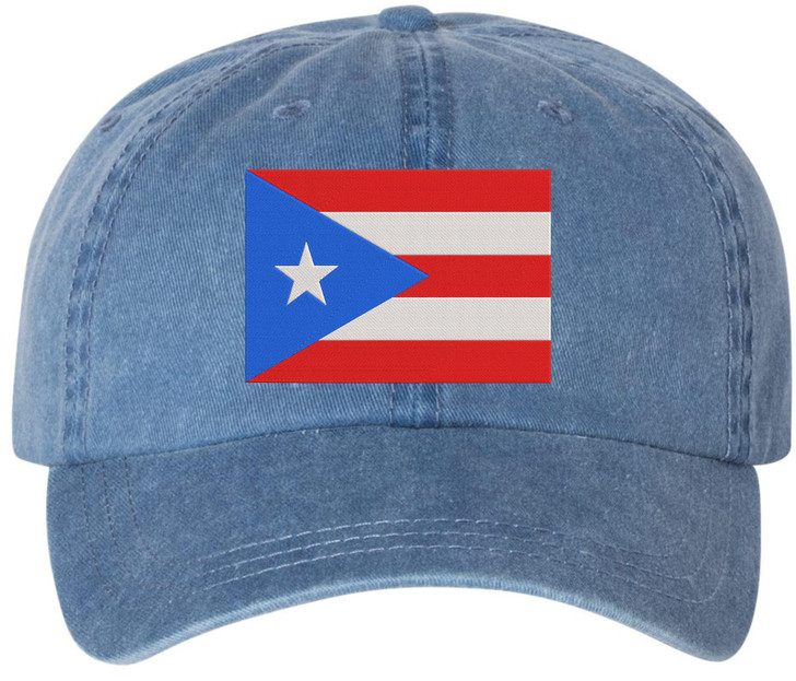 Puerto Rico Flag Embroidered Baseball Cap Puerto Rican Pride Dad Hat Boricua Patriotic Cap