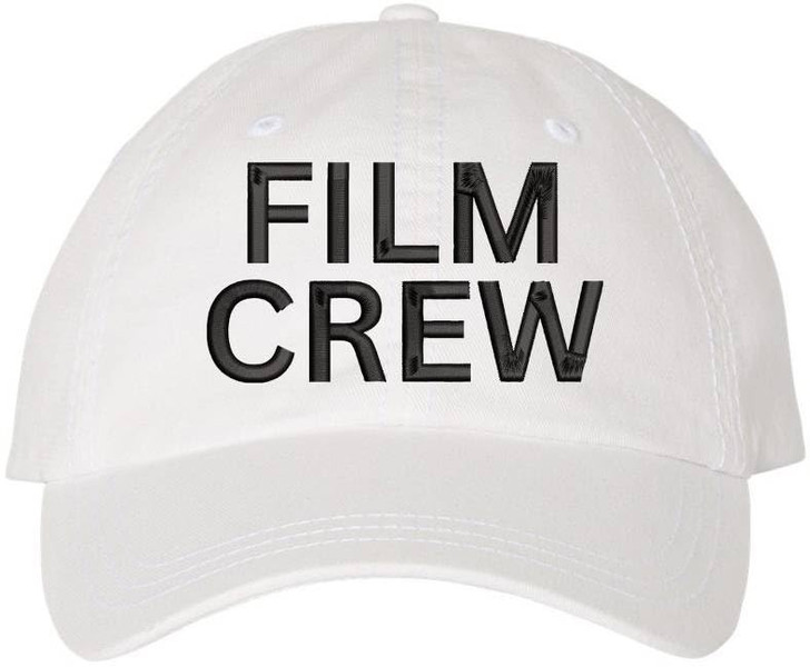 Film Crew Embroidered Dad Hat Washed Cotton Vintage Movie Personnel Adjustable Baseball Hat