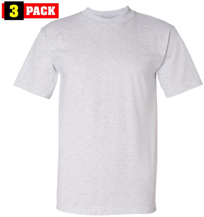 US Army Heavyweight Solid Color T-Shirts | Made in USA 100% Cotton Heavy Weight Crewneck Shirts | 3 Pack