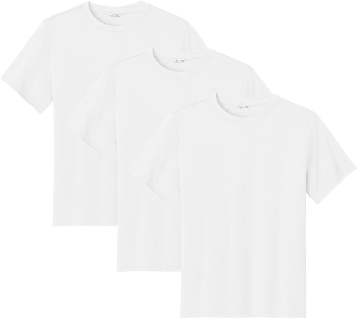 3 Pack Youth Solid Performance Military Army T-Shirts for Kids | 100% Polyester Moisture Wicking