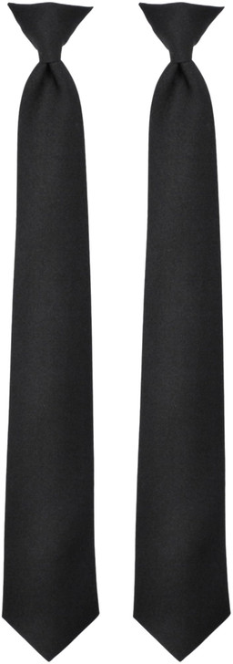 2 Pack Police Clip-On Uniform Tie Breakaway Law Enforcement Security Necktie 100% Polyester