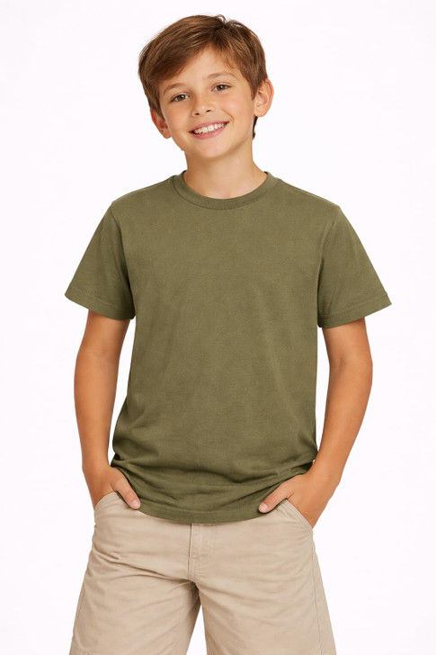 Kids Camouflage T-Shirts, 2 Pack - Youth Tactical Military Camo Tee, Soft & Comfortable Army Tees for Boys & Girls