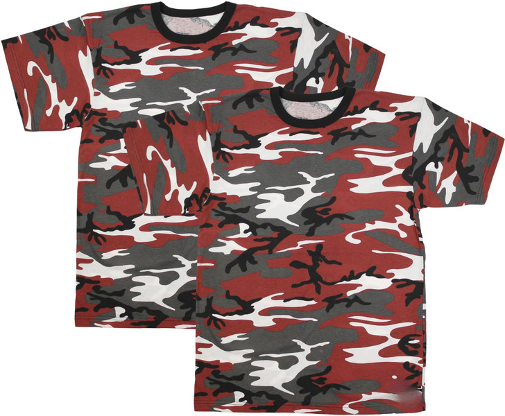 Kids Camouflage T-Shirts, 2 Pack - Youth Tactical Military Camo Tee, Soft & Comfortable Army Tees for Boys & Girls