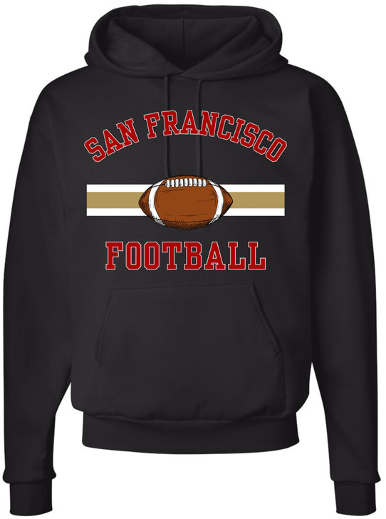 National Football US City League Teams Hooded Sweatshirt | USA Sports Fan Gameday Watching Stadium Hoodie
