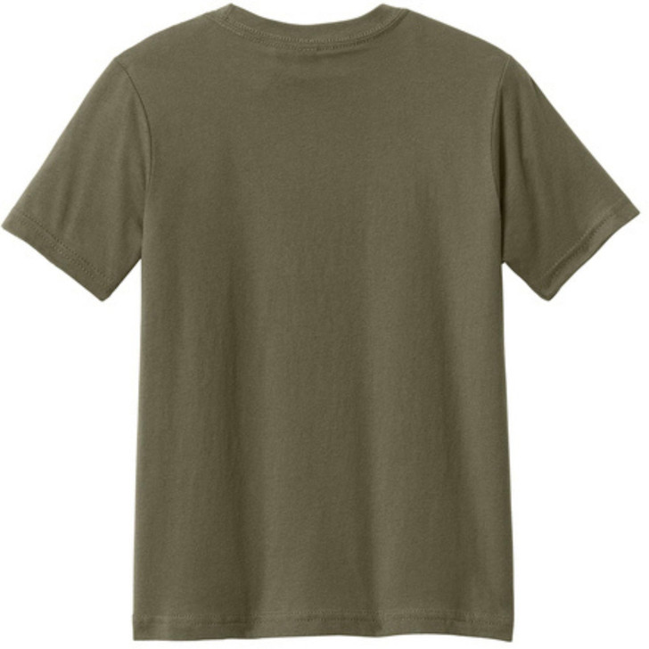Flying Fortress B17 Bomber Jet Kids T-Shirt | USA Airplane Army B-17 100% Cotton Youth Tee Shirt, Military Green