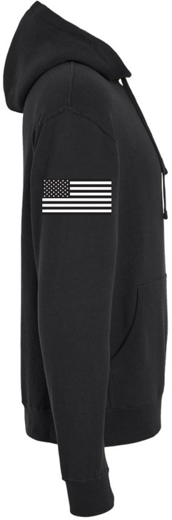 Size Matters Printed Hoodie Shooting Humor Pro Gun Ammo Pullover, Black