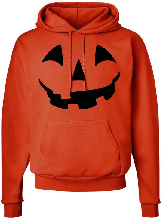 Halloween Pumpkin Face Jack o Lantern Fun & Scary Theme Holiday Party Sweatshirt for Men & Women