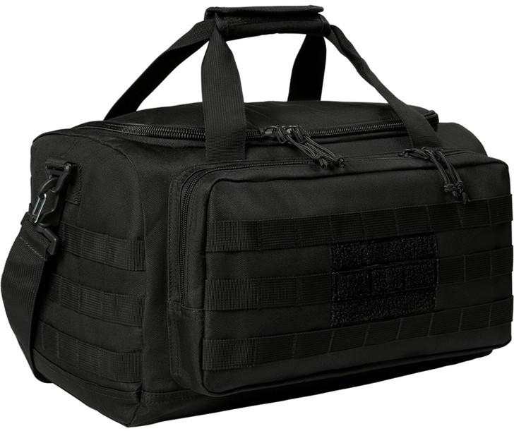 Tactical Gear MOLLE Carry Bag, Durable 600D Polyester, Patch-Ready & Padded Strap, Medium Size