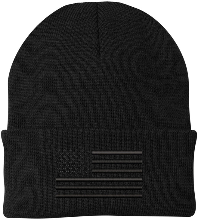 American Flag 100% Acrylic Skull Cap, USA Army Military Tactical Winter Warm Beanie Watch Hat