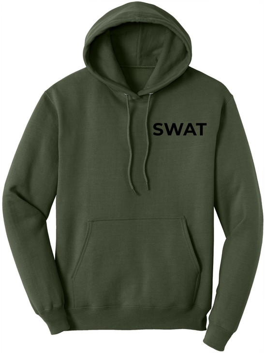SWAT Printed Hoodie Tactical Law Enforcement Police Polycotton Pullover Hooded Sweatshirt
