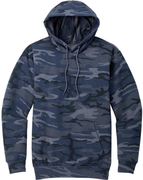 Camo Fleece Pullover Hoodie | Camouflage Hooded Sweatshirt | Casual Warm Cotton Blend with Front Pocket