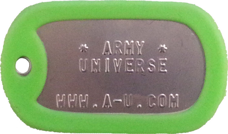 US Military Dog Tag Set - ID Matte Metal ID Dog Tags Necklace Complete Set with 2 Chains and 2 Silencers