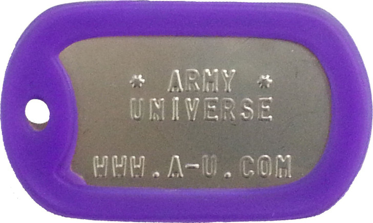 US Military Dog Tag Set - ID Matte Metal ID Dog Tags Necklace Complete Set with 2 Chains and 2 Silencers