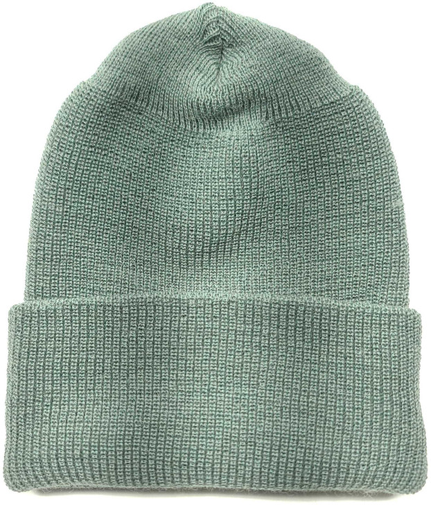 ARMYU Military Genuine GI Watch Cap Warm Winter USN Wool Beanie Solid Cuffed Army Hat