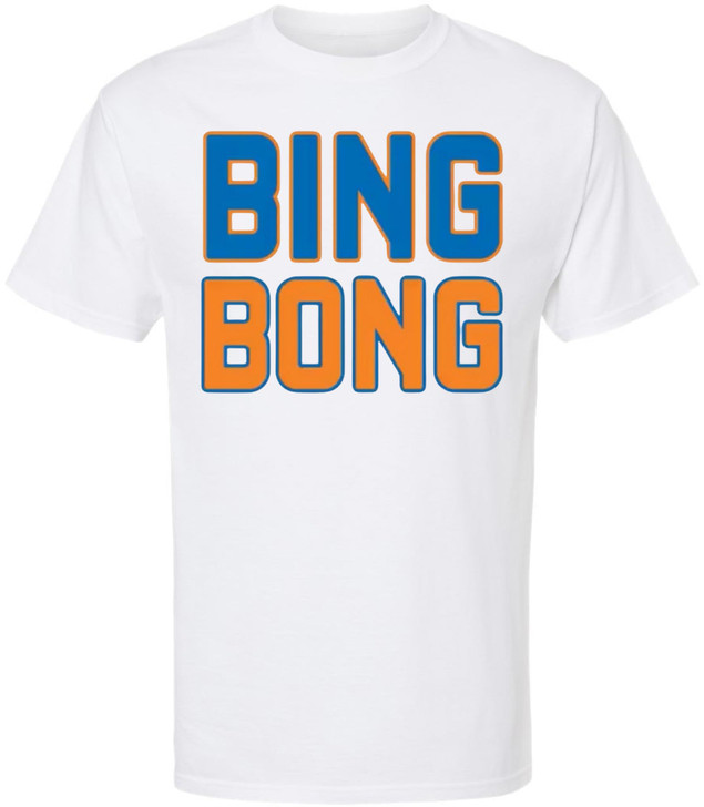 Bing Bong New York Basketball T-Shirt | Funny Viral NYC Meme Printed Humorous Tee Shirt