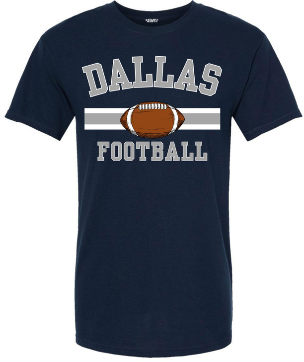 National Football US City League Teams Short Sleeve T-Shirt | USA City Printed Sports Fan Gameday Watching Tee Shirt
