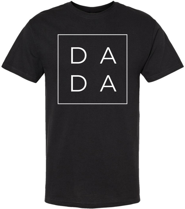 DADA Printed T-Shirt Minimalist Typography Dad Gift Graphic Cotton Crewneck Tee