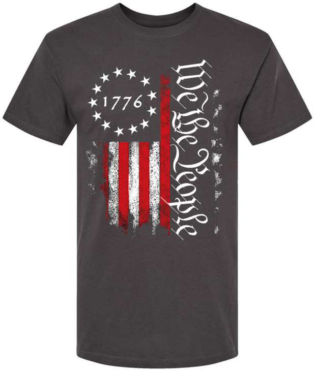 We the People 1776 USA Flag T-Shirt | Independence Freedom Patriotic US American Short Sleeve Tee