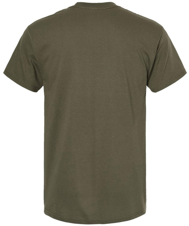 American Flag Distressed USA Map Printed T-Shirt | US Outline Graphic Tee | 100% Cotton Crewneck