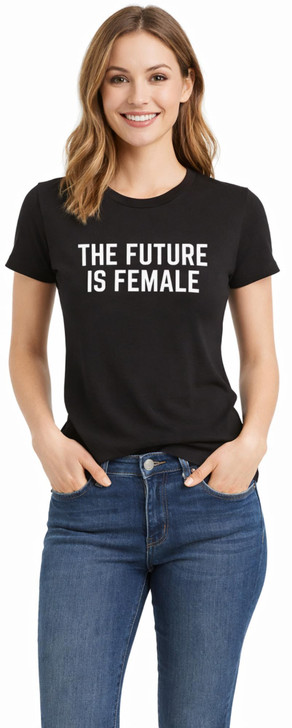 The Future Is Female Printed T-Shirt Women Empowerment 100% Cotton Crewneck Tee