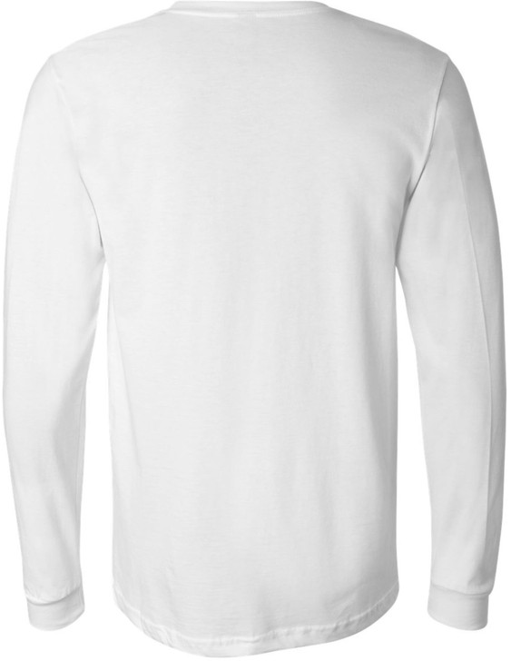 Freedom Patriotic Long Sleeve T Shirt USA Liberty American Pride 100% Cotton Crewneck Tee, White