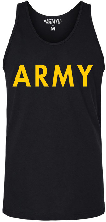 ARMY Physical Training PT Tank Top | US Military Infantry Exercise Training Sleeveless Printed Top