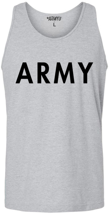 ARMY Physical Training PT Tank Top | US Military Infantry Exercise Training Sleeveless Printed Top